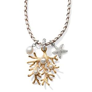 NWT Brighton Sea Dreamer Coral Charms Necklace